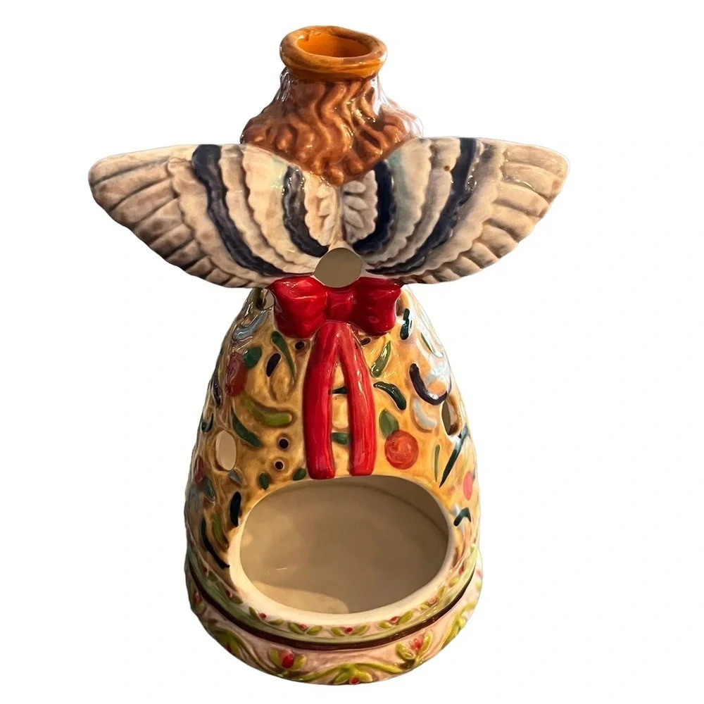 Jim Shore Spring Angel Votive Holder - Picture 7 of 9